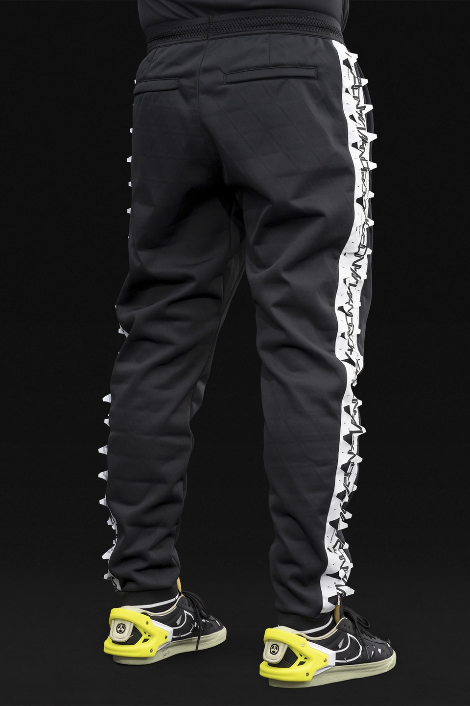 GGG-P1-010 Nike® Acronym® Track Pant Knit Black/White - 9