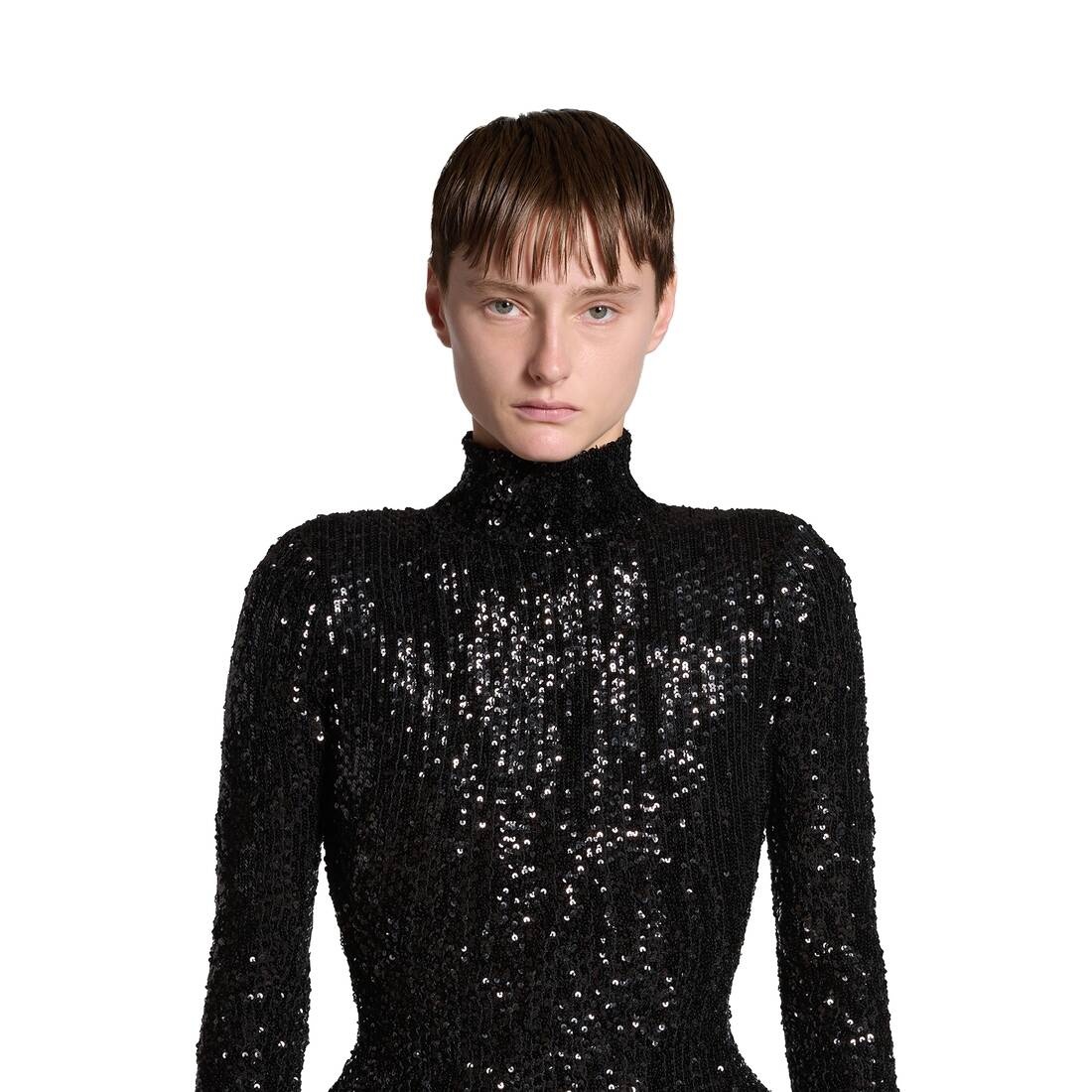 Women's Cover Dress in Black - 5