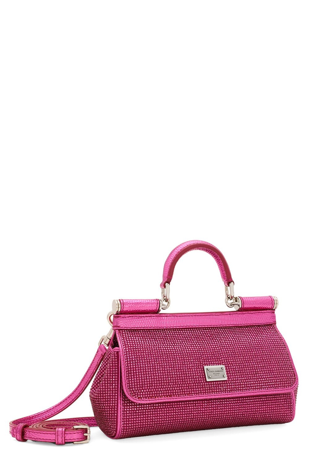 Small Sicily Bag - Fuchsia Crystal - 4