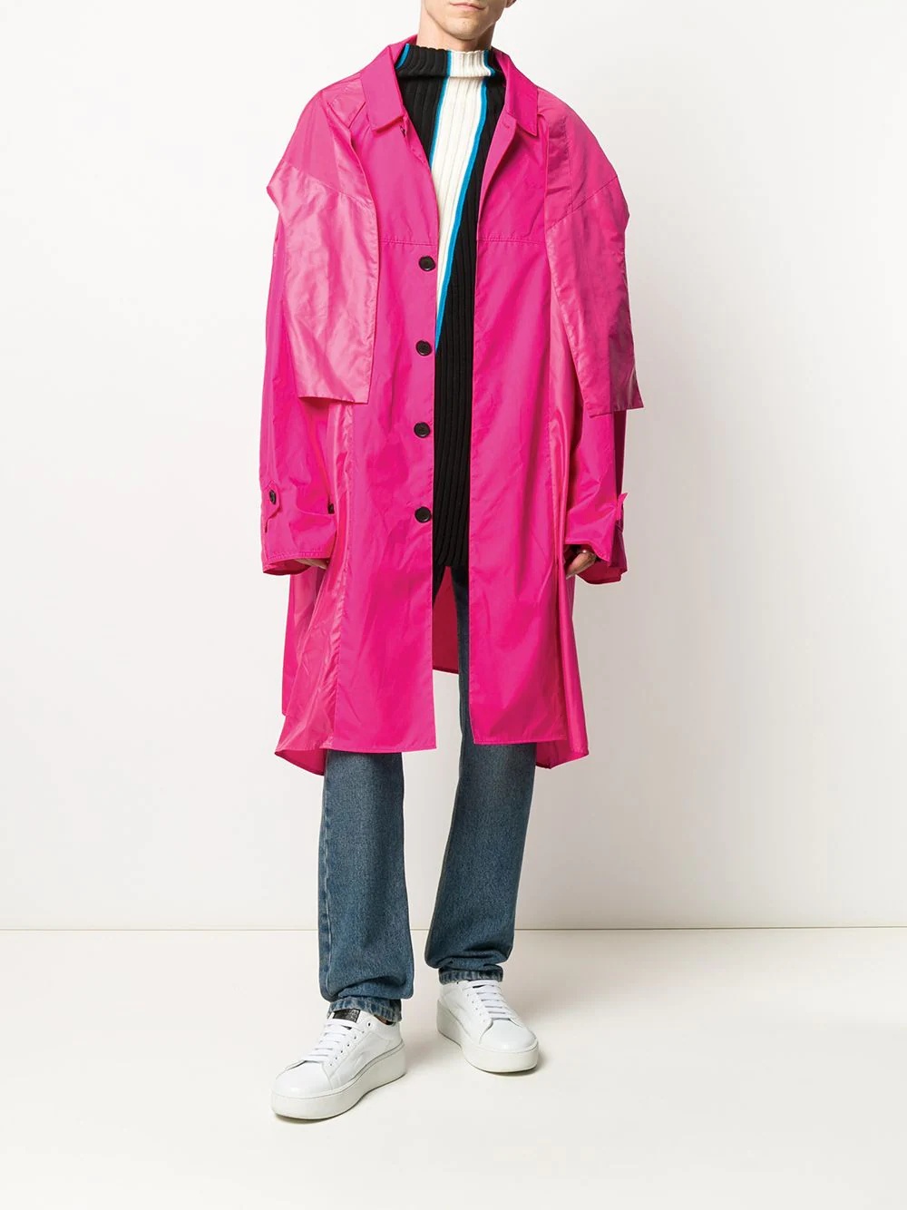 oversized raincoat - 2