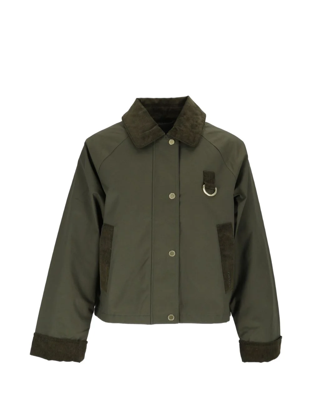 Wendy corduroy-trim jacket - 1