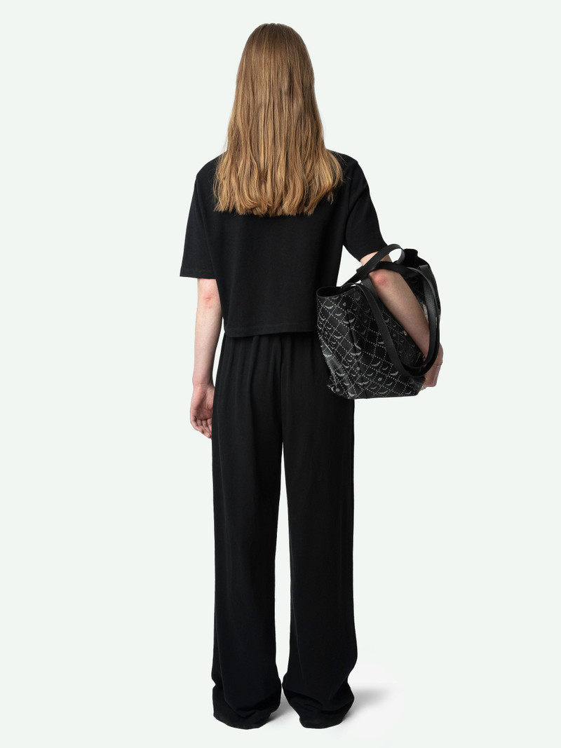 Clem Women's Black Linen Pants 3