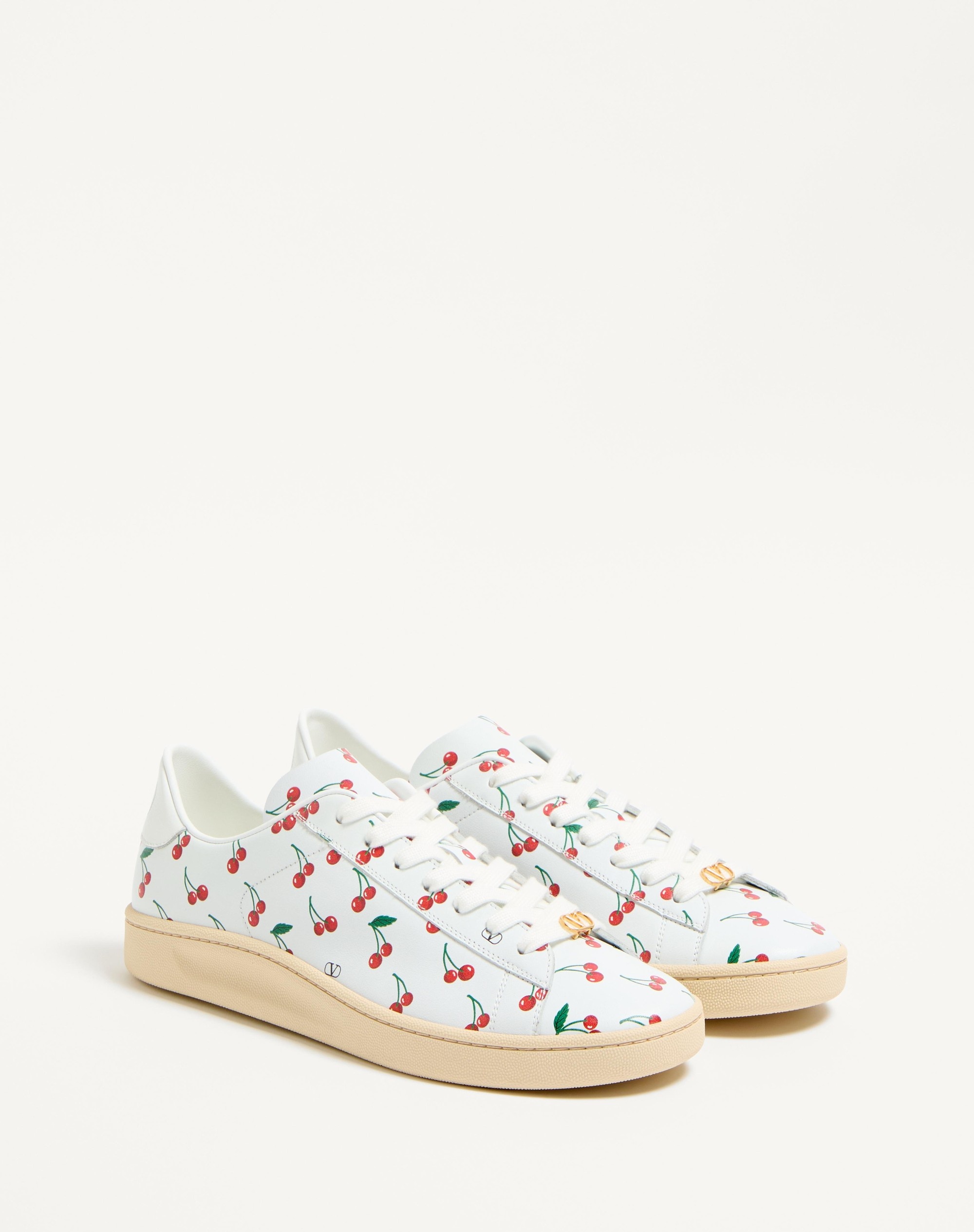 ROYCO SNEAKER IN NAPPA CALFSKIN WITH CHERRYFIC PATTERN - 3