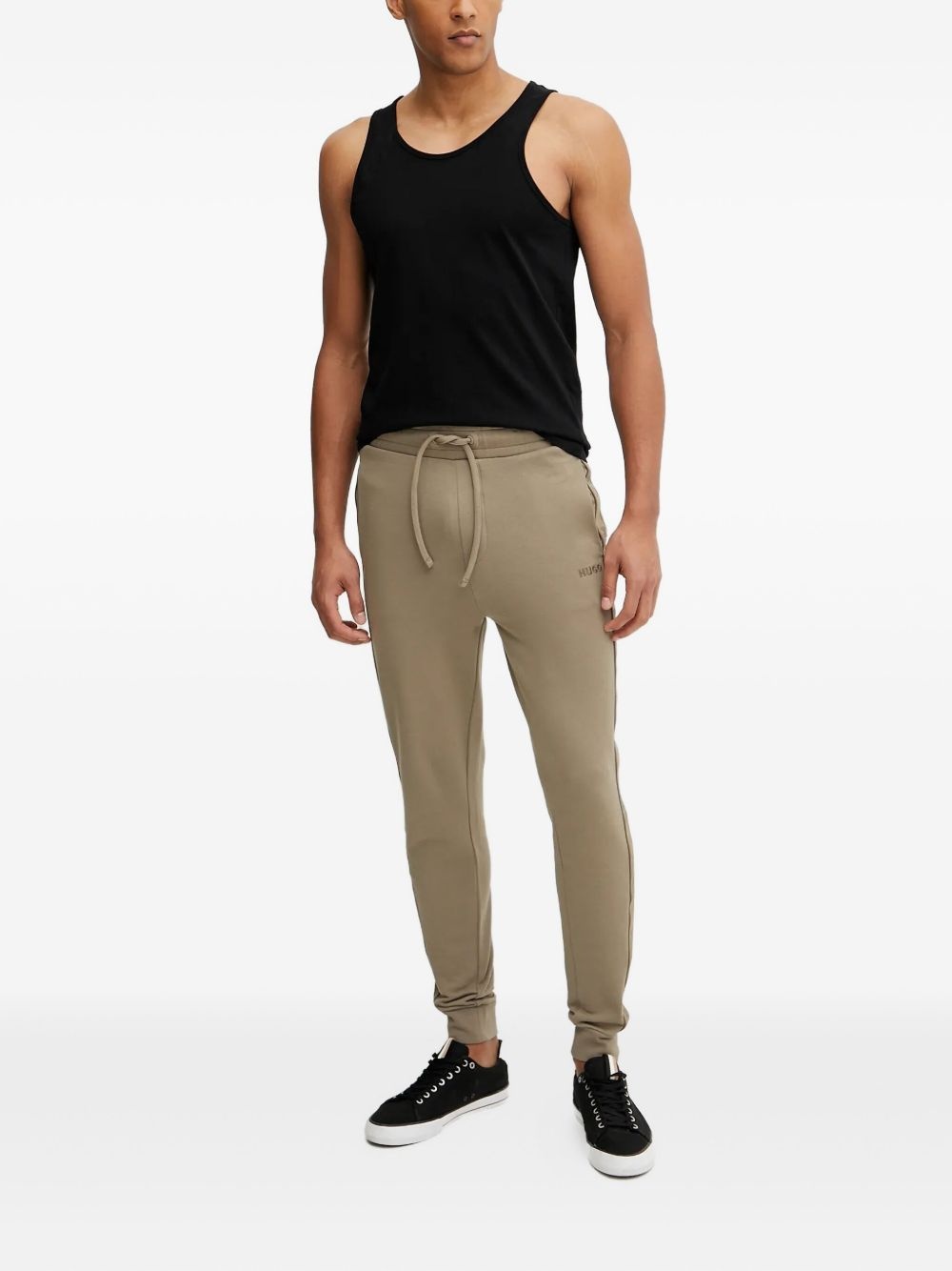 logo-tape track pants - 2