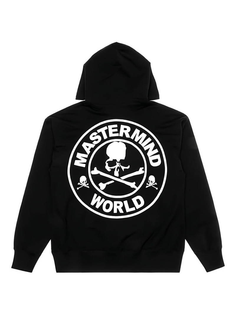 MASTERMIND WORLD skull-print hoodie outlook