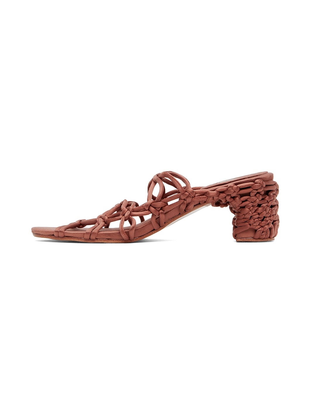 Brown Depth Heeled Sandals - 3