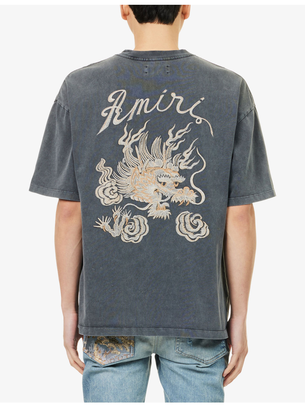 Dragon Oversized Cotton-Jersey T-Shirt - 4