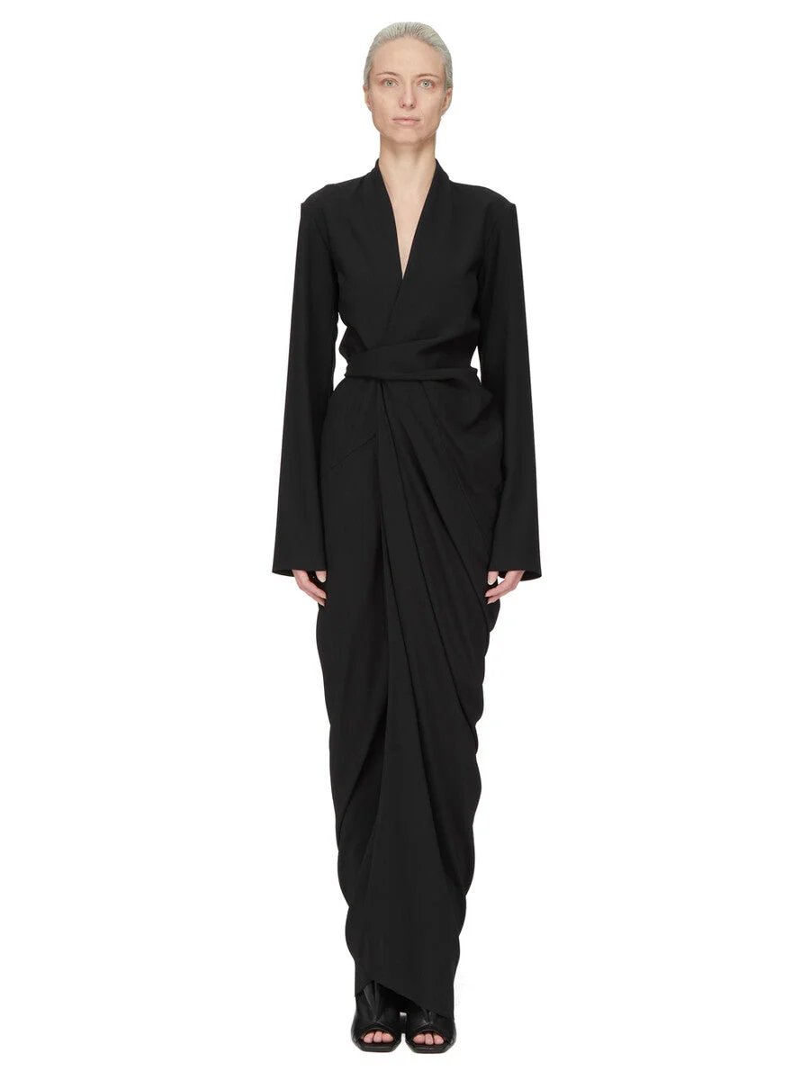 LONG WRAP GOWN - 1