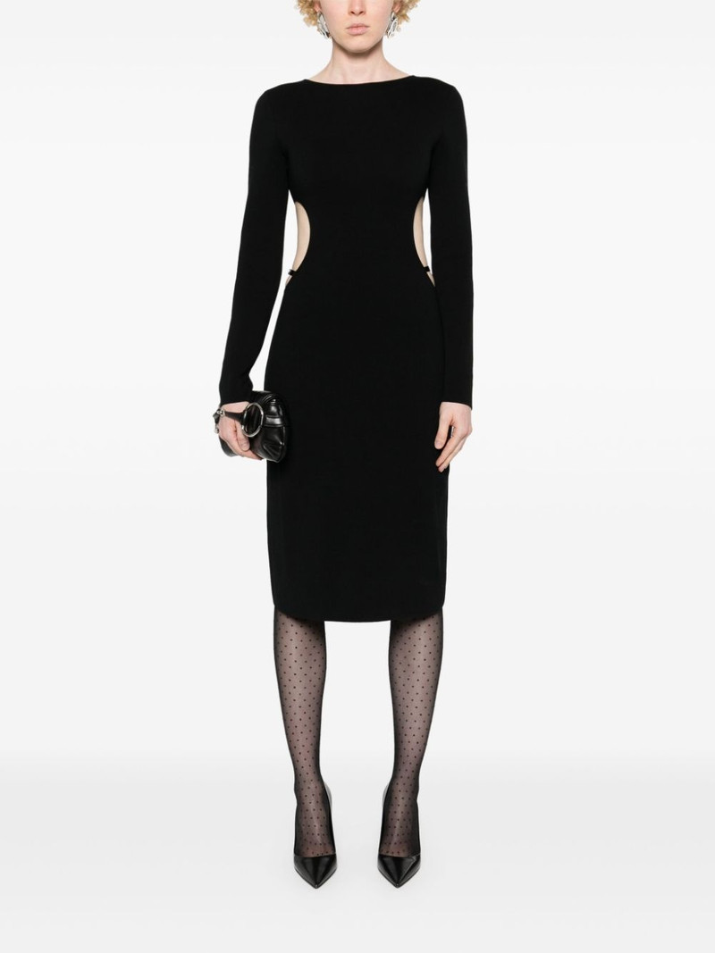 GUCCI Crystal G Square midi dress outlook