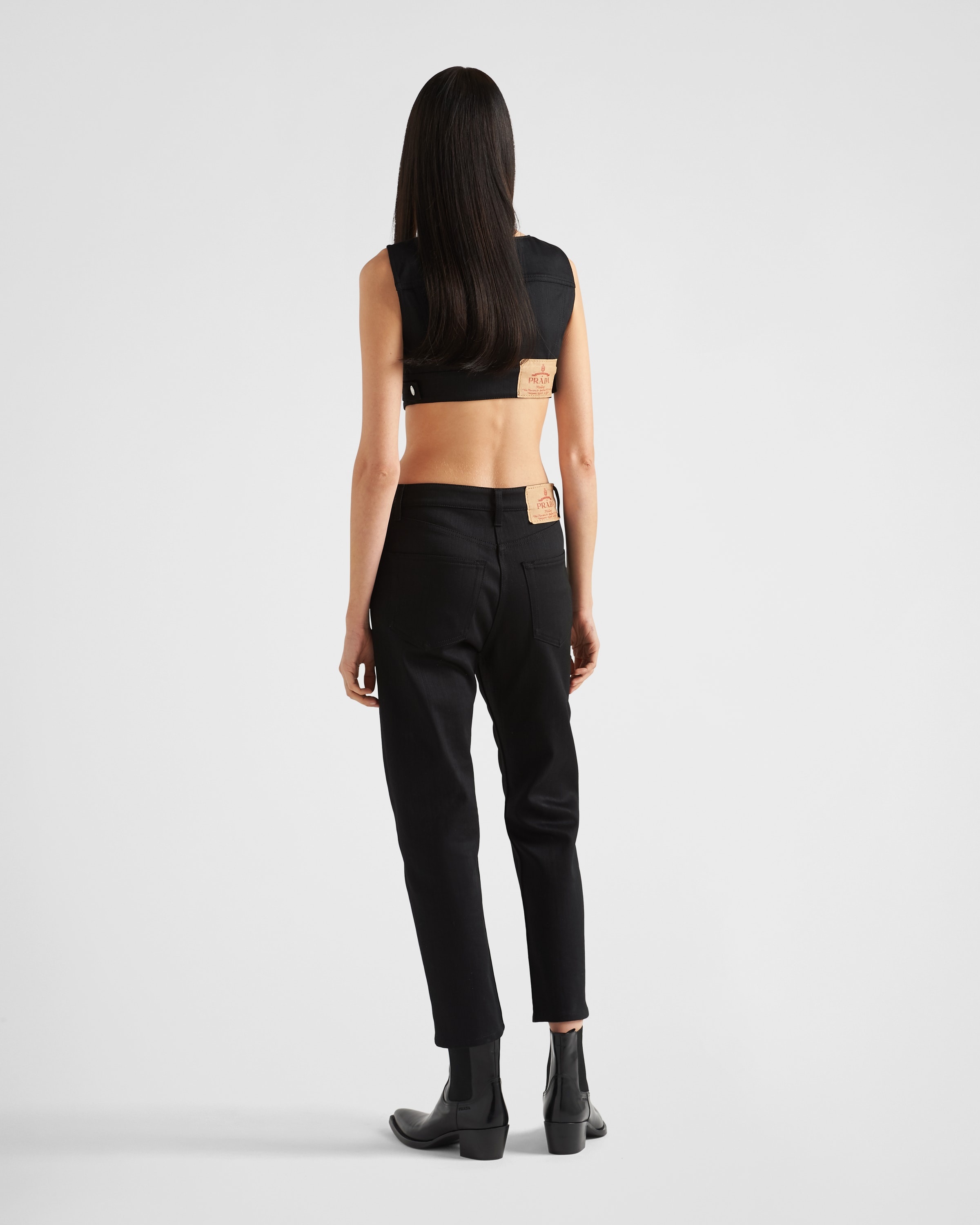 Stretch denim five-pocket jeans - 5