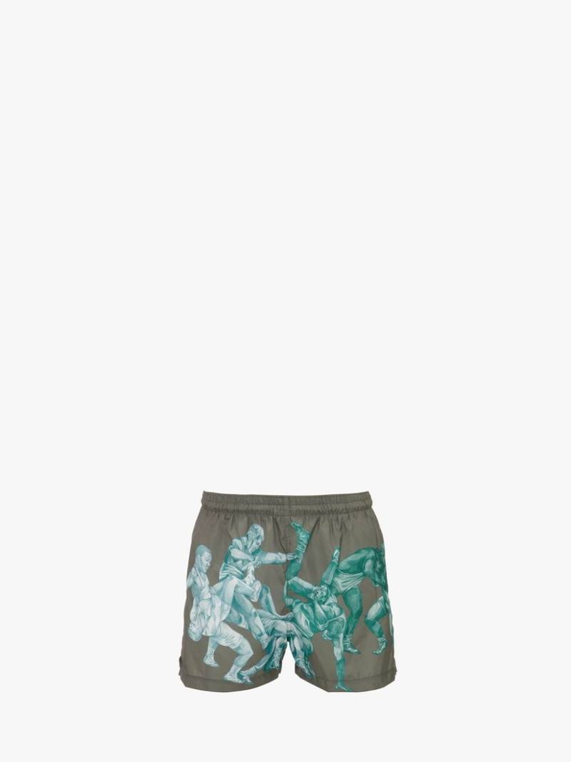 POL ANGLADA ALL OVER PRINT SHORTS 1
