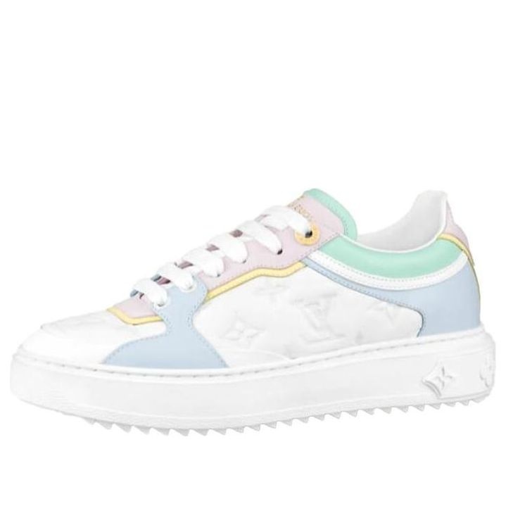 (WMNS) LOUIS VUITTON Time Out Sneakers 'White with Baby Shades' 1A8VTZ - 1