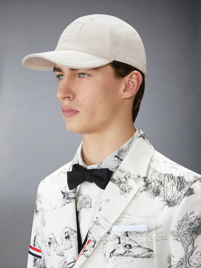 Thom Browne COTTON TWILL 6-PANEL BASEBALL CAP outlook