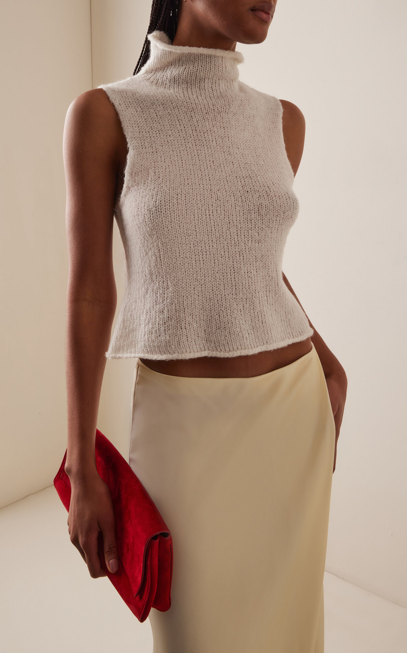 THIRD FORM Exclusive Sonnet Knit Turtleneck Top ivory outlook