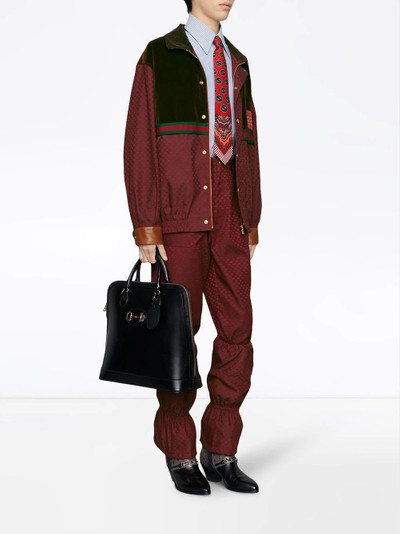 GUCCI mini GG pattern trousers outlook