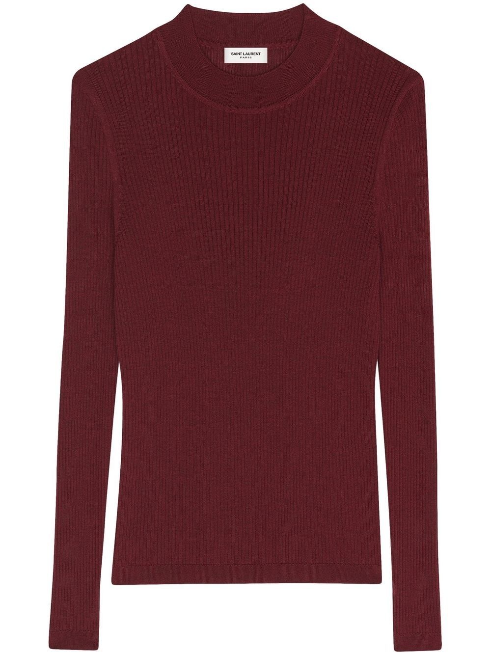 ribbed-knit crew-neck jumper - 1