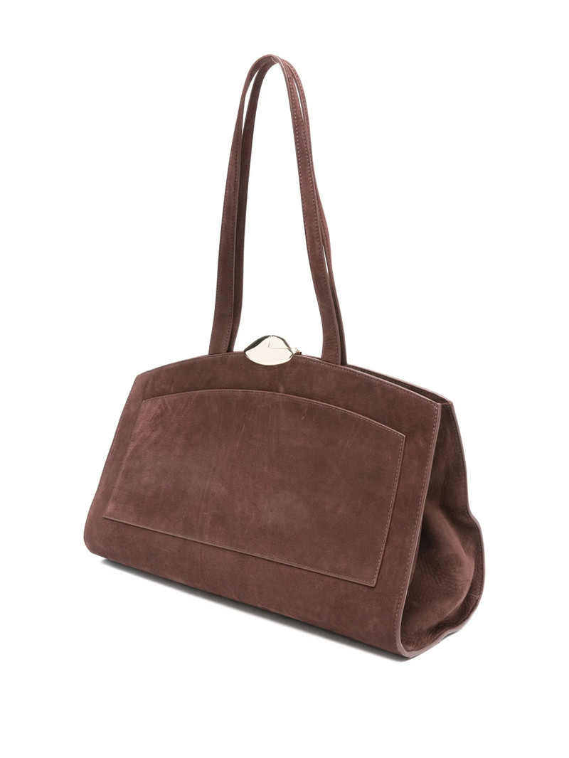 Benedetta Bruzziches Curved-top Suede Shoulder Bag 5
