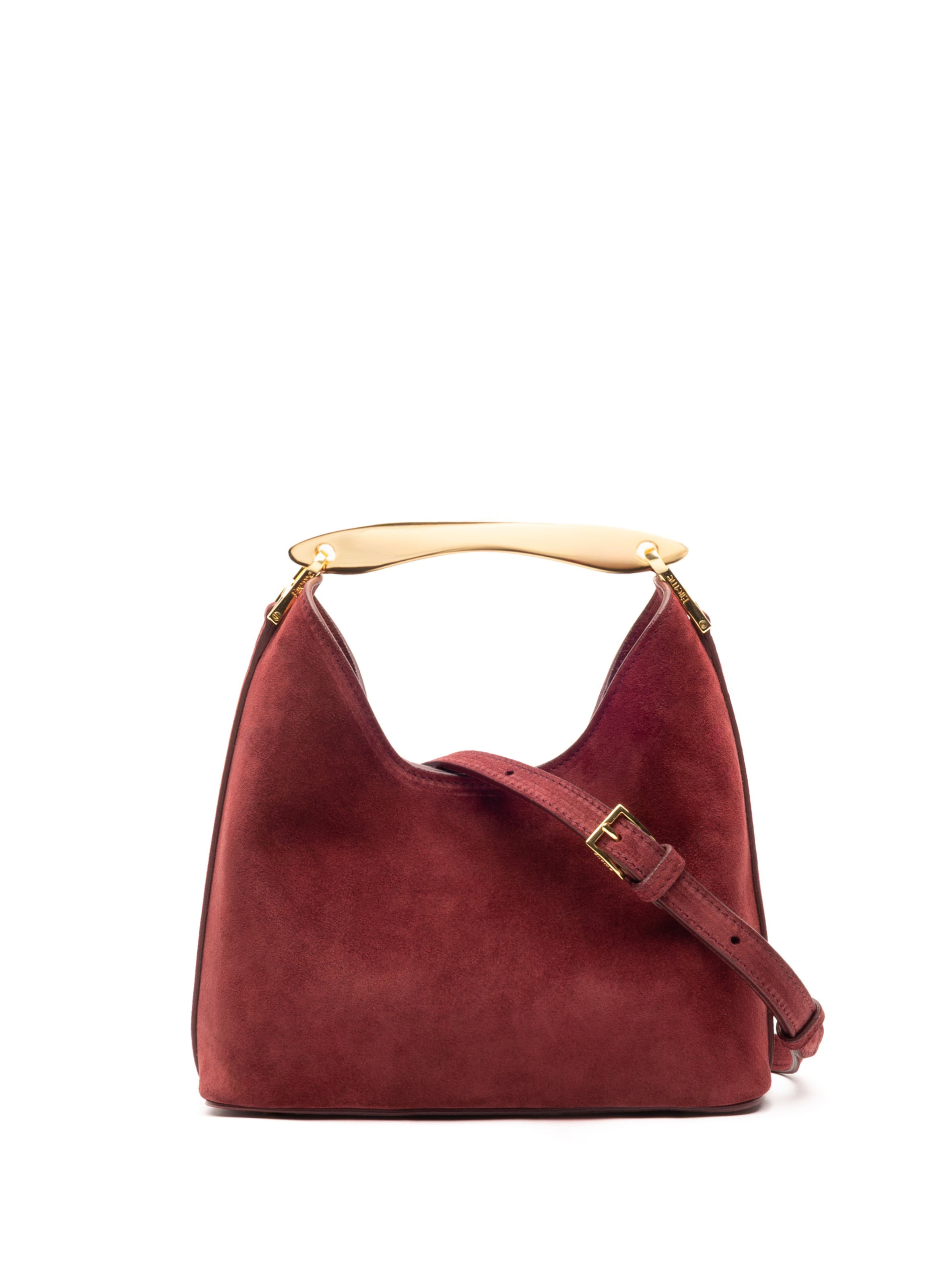 Small Boomerang Suede Burgundy - 3