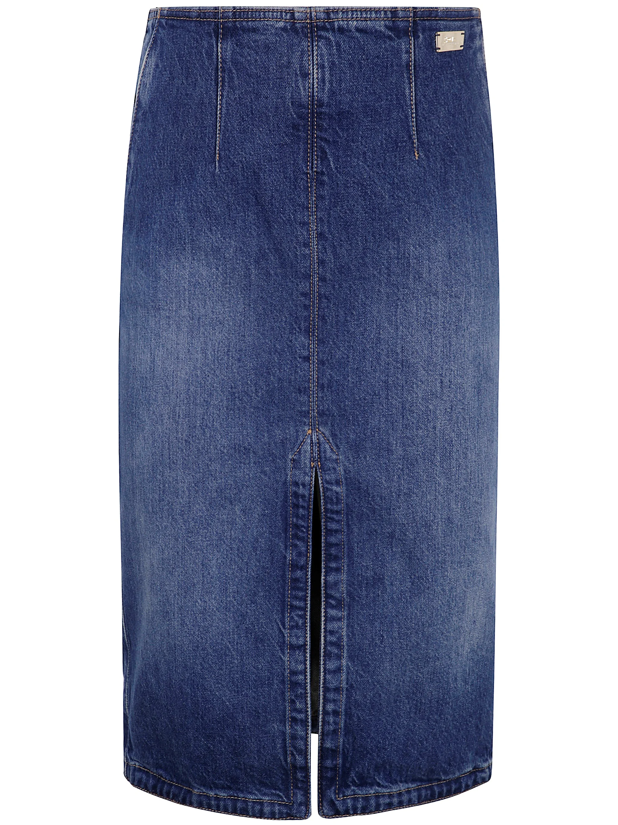 Denim Midi Skirt By Elisabetta Franchi - 1