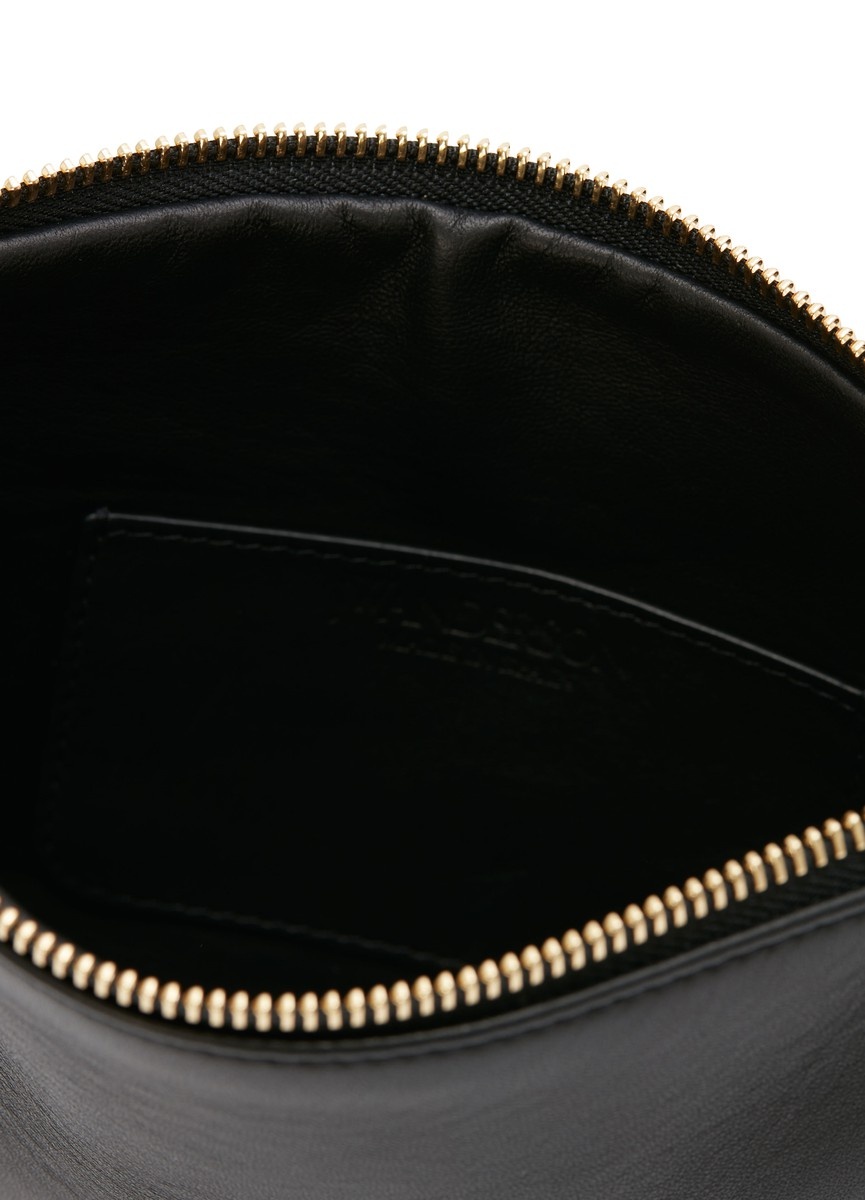 Bumper-Moon Leather Shoulder Bag - 4