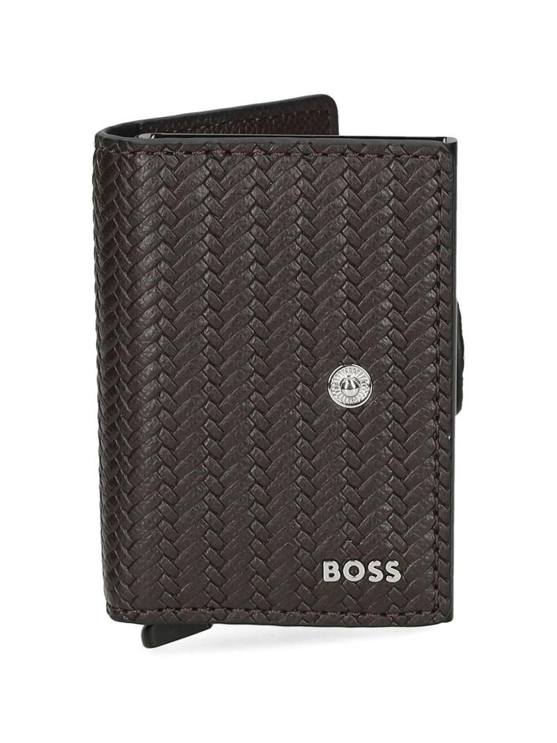 woven leather cardholder 3