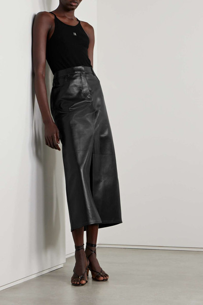 Givenchy Leather maxi skirt outlook