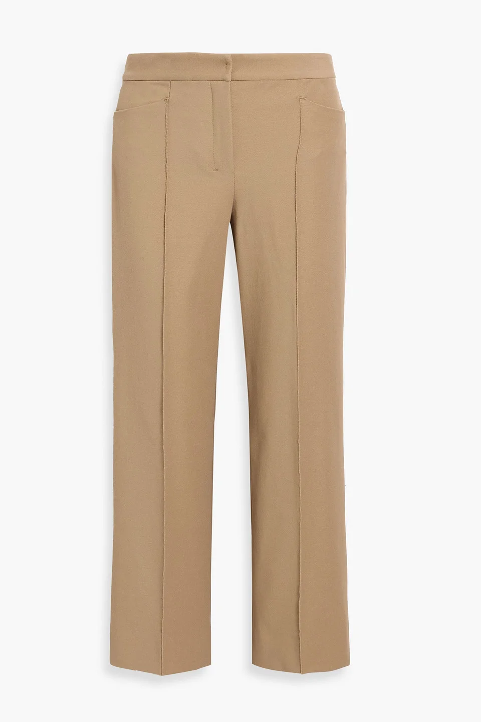 Zemira cotton-blend twill straight-leg pants - 1