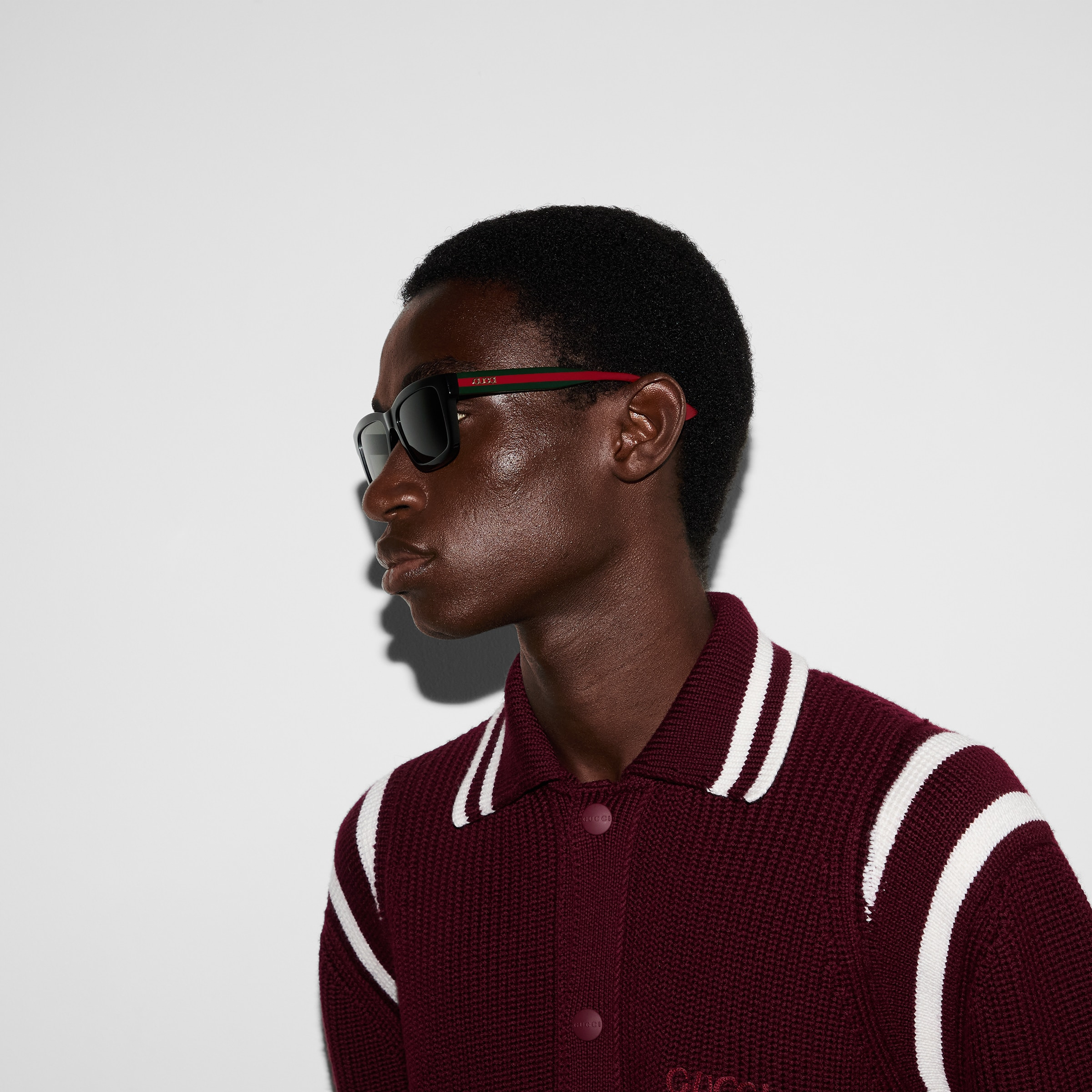 Rectangular frame sunglasses - 3