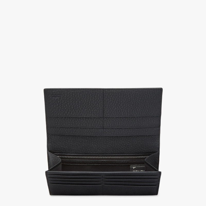 FENDI Black leather wallet outlook