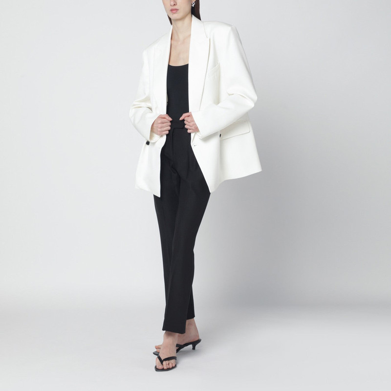 'S Max Mara Black cotton-blend trousers outlook