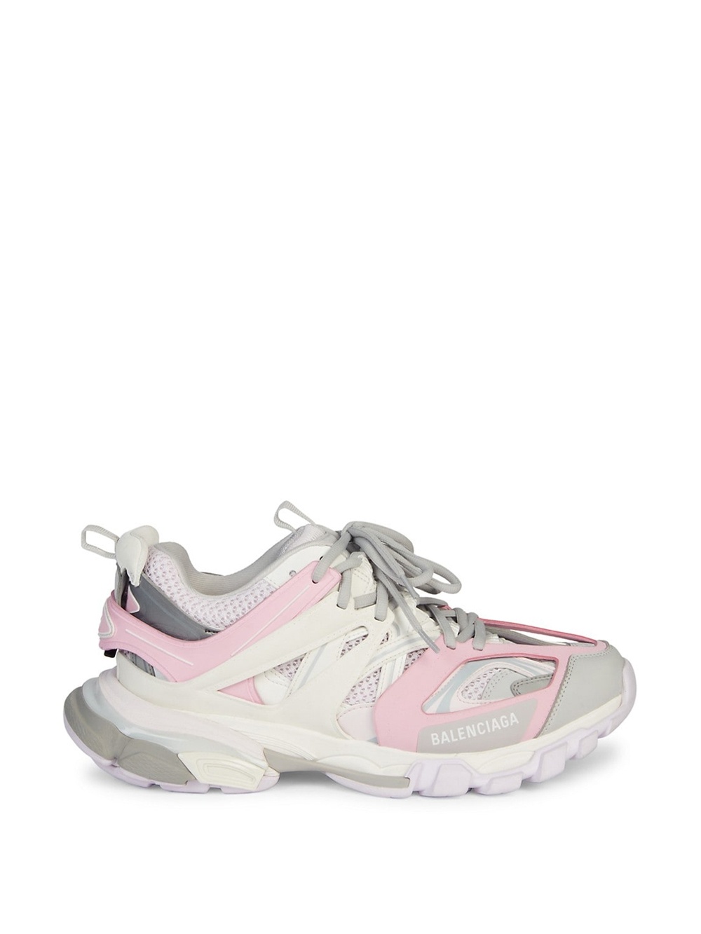 LED Track Sneaker Grey Pink and White - 1