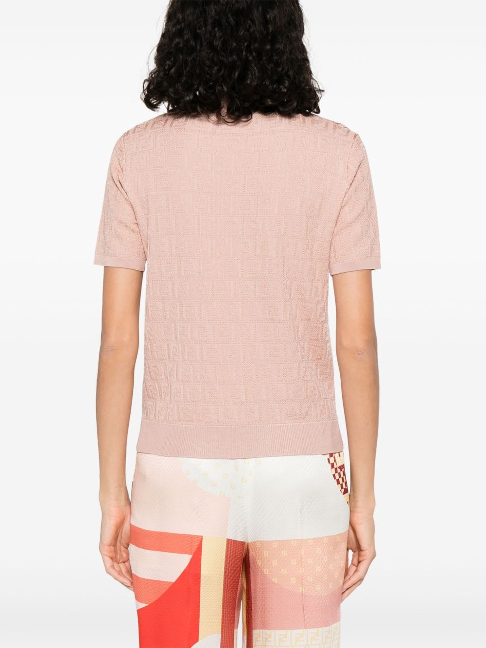 FF-jacquard T-shirt - 4