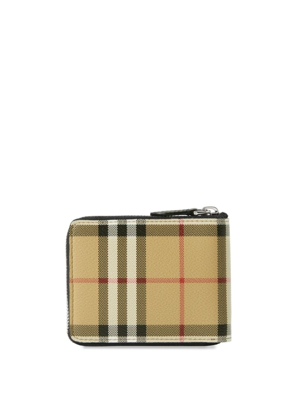 checked zipped wallet - 2