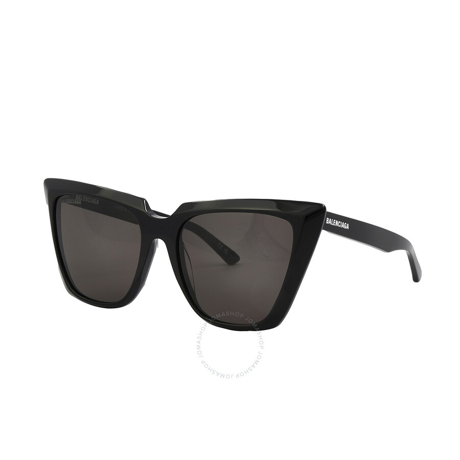 Balenciaga Grey Cat Eye Ladies Sunglasses BB0046S 001 55 - 5