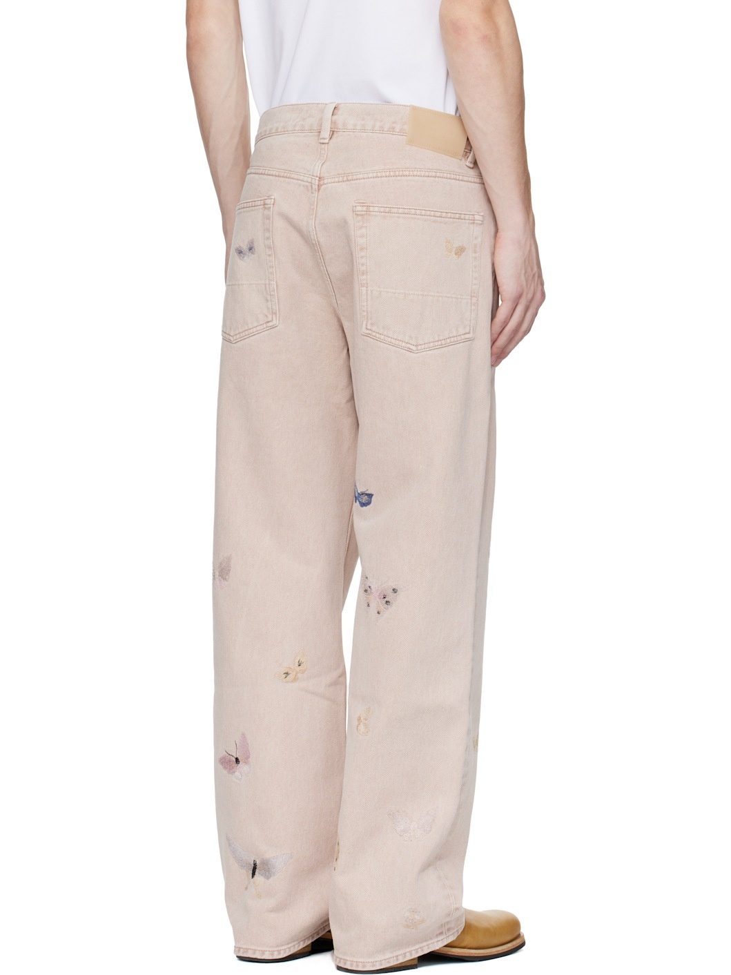 Pink Third Cut Jeans - 3