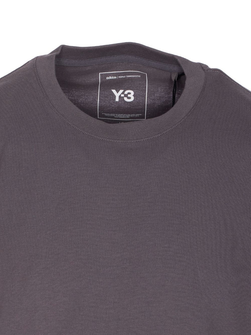 Y-3 logo-print crew-neck T-shirt outlook