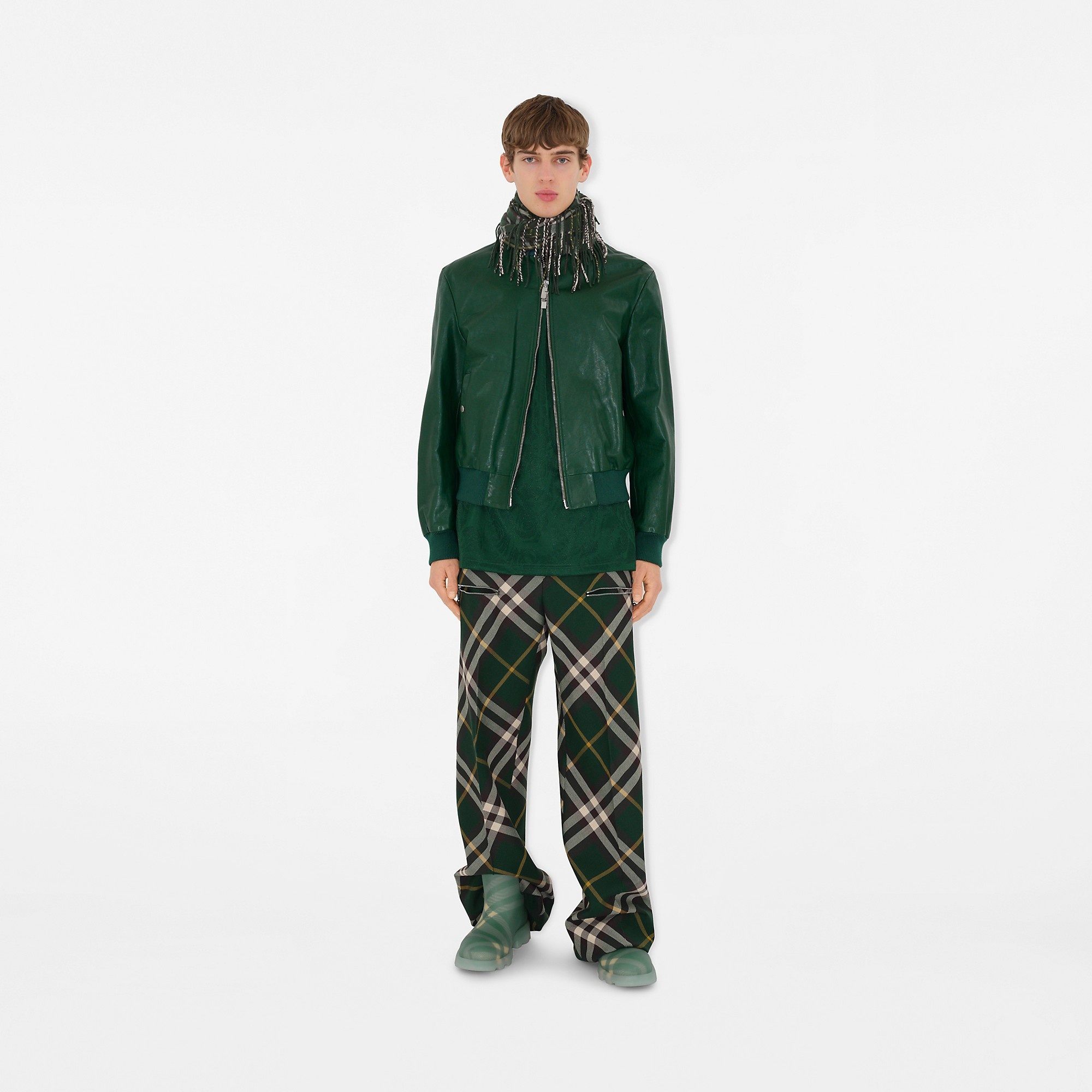 Burberry Check Wool Trousers | REVERSIBLE