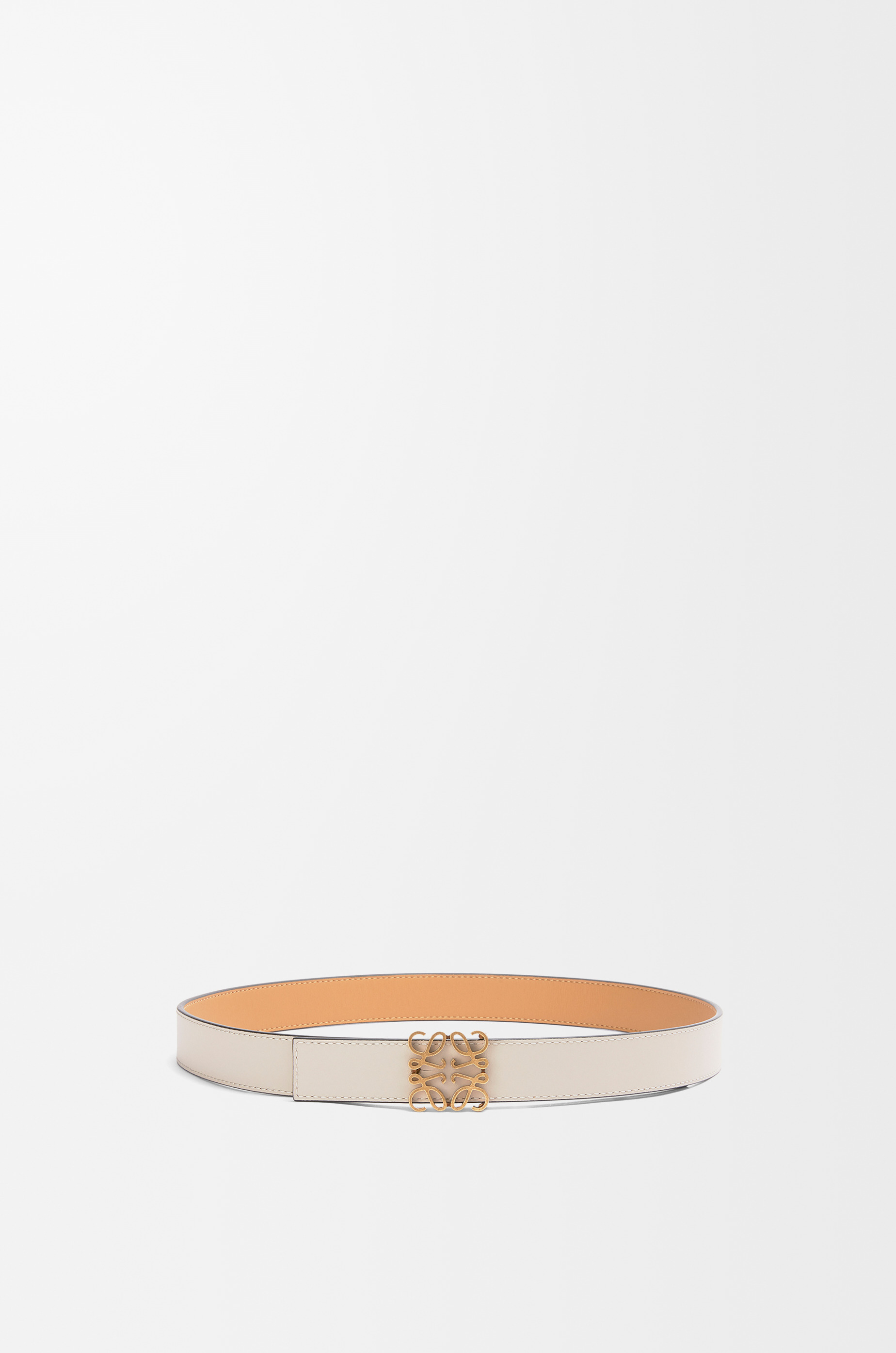 Reversible Anagram belt in smooth calfskin - 3
