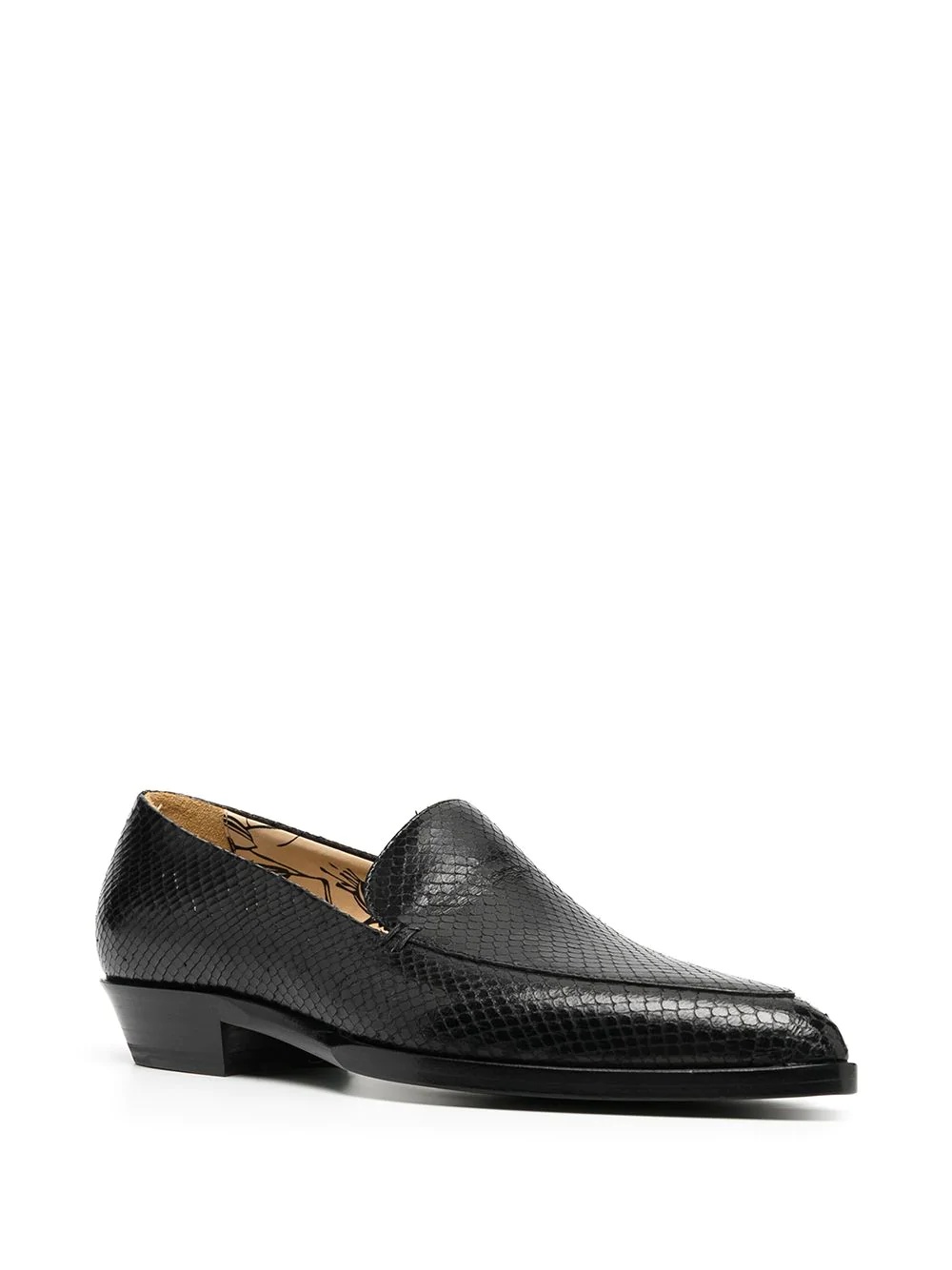 pointed toe loafers - 2