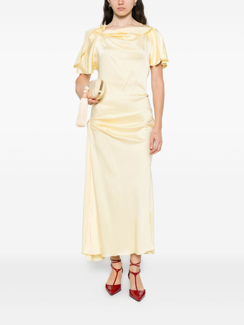 Victoria Beckham draped cowl-neck dress outlook
