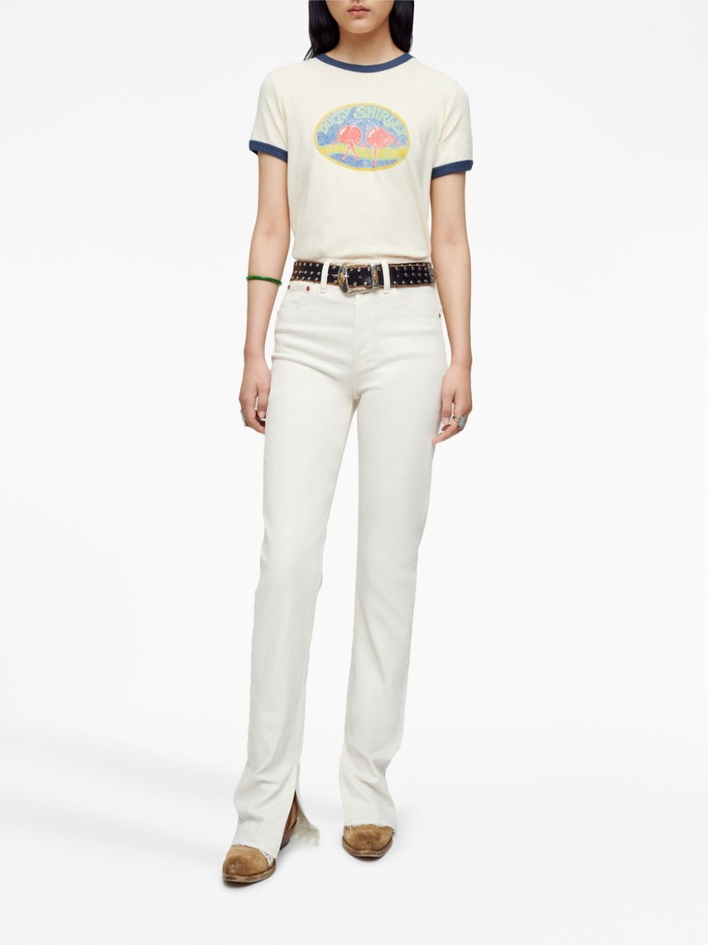 high-waisted skinny jeans - 2