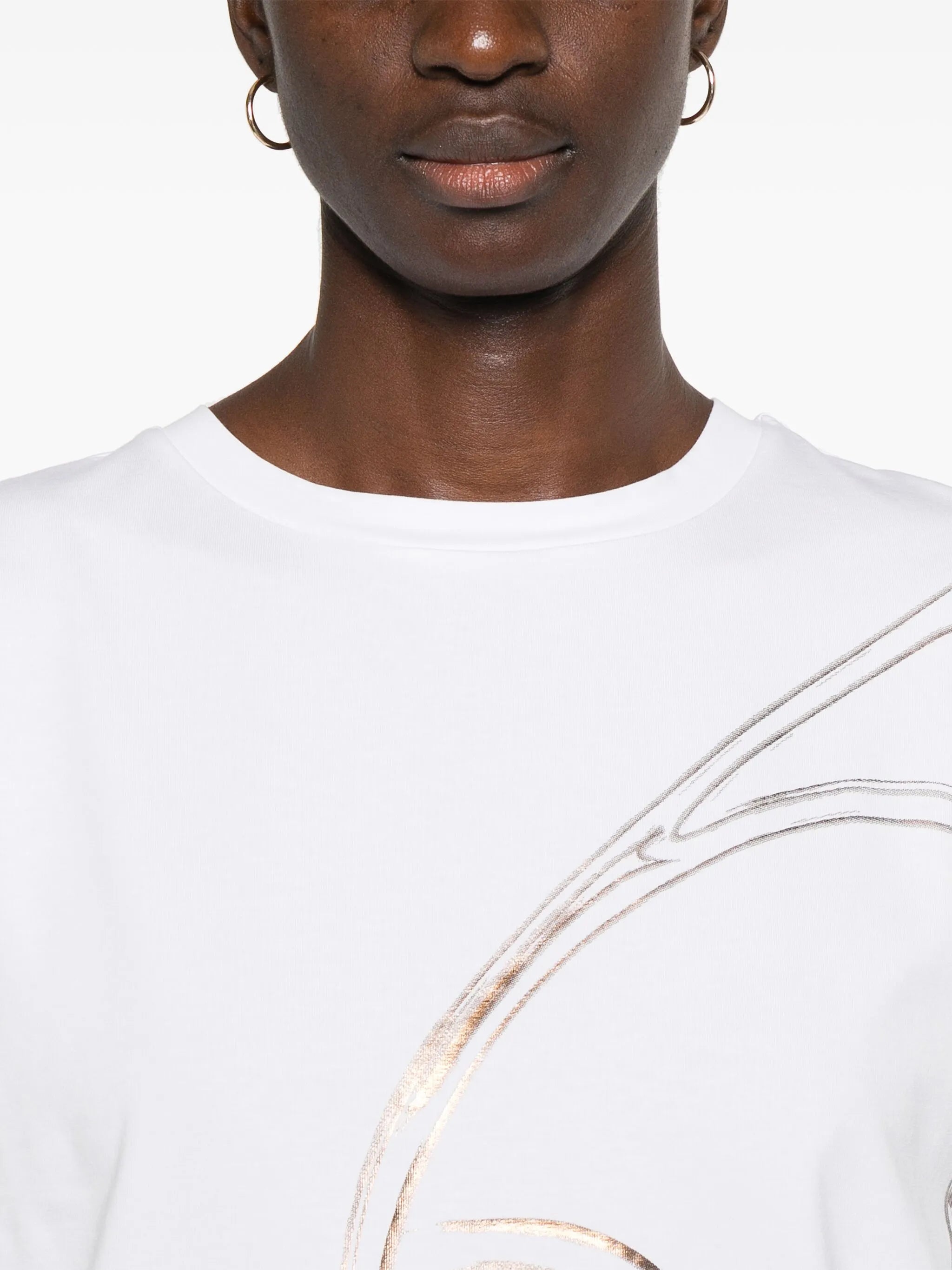 Carabiner-print T-shirt - 2