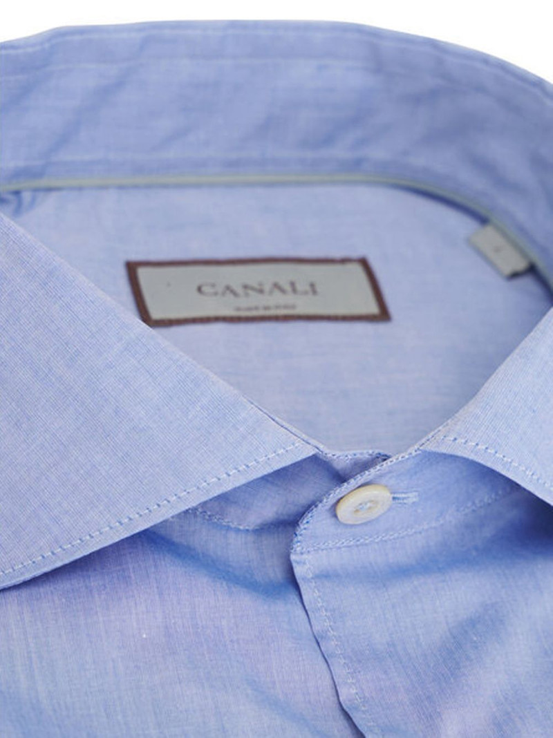 Canali buttoned cotton shirt outlook