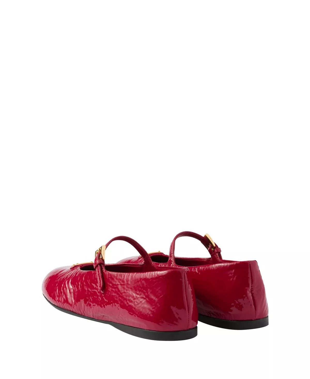 Women's Naplak Patent Leather Ballerinas - 4