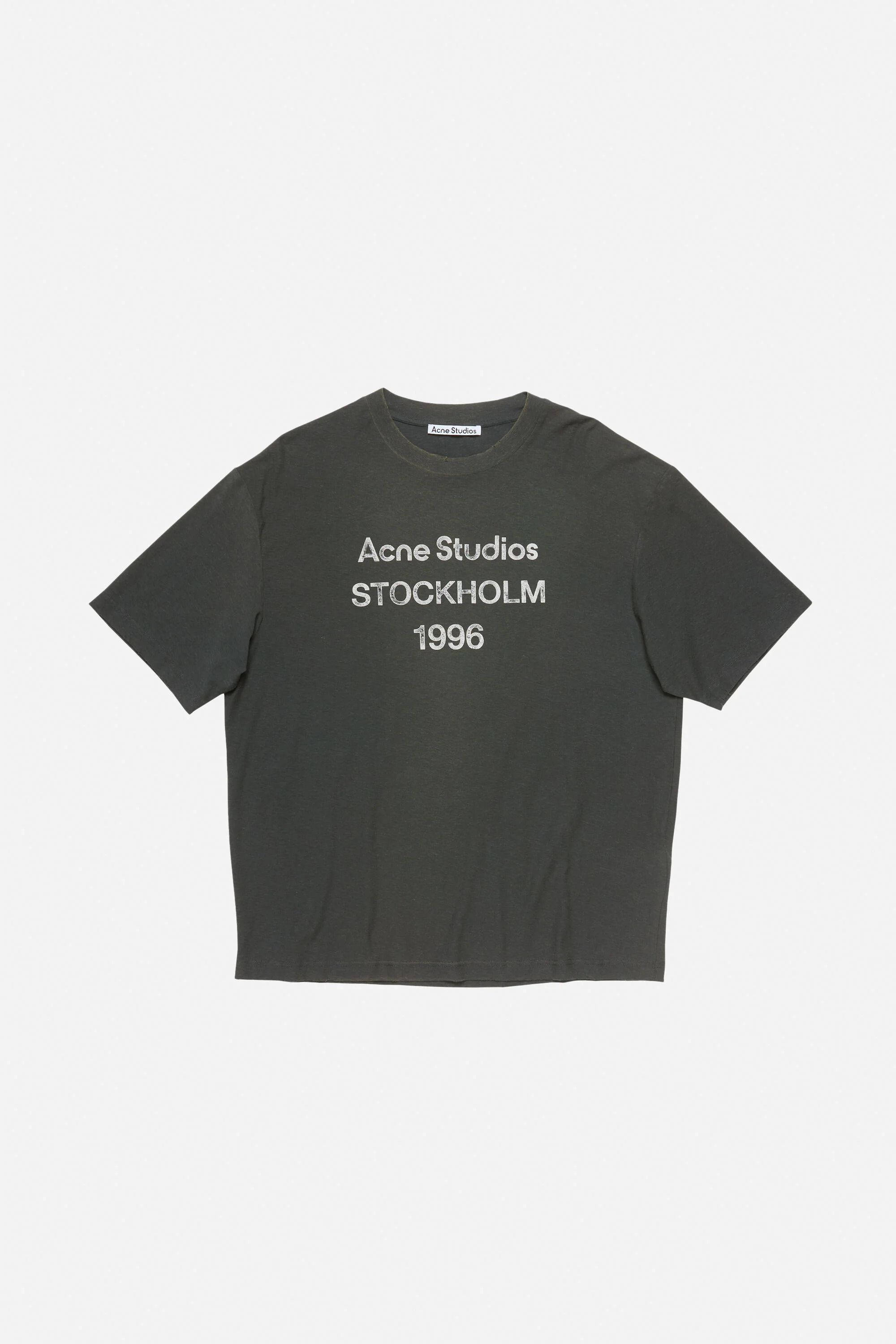 Logo t-shirt - Relaxed fit - Faded black - 6