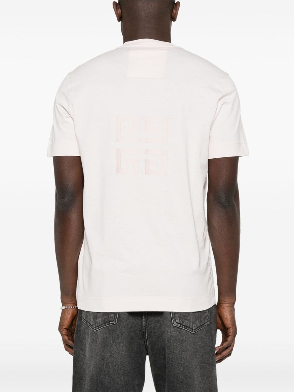 4G-motif cotton T-shirt - 4