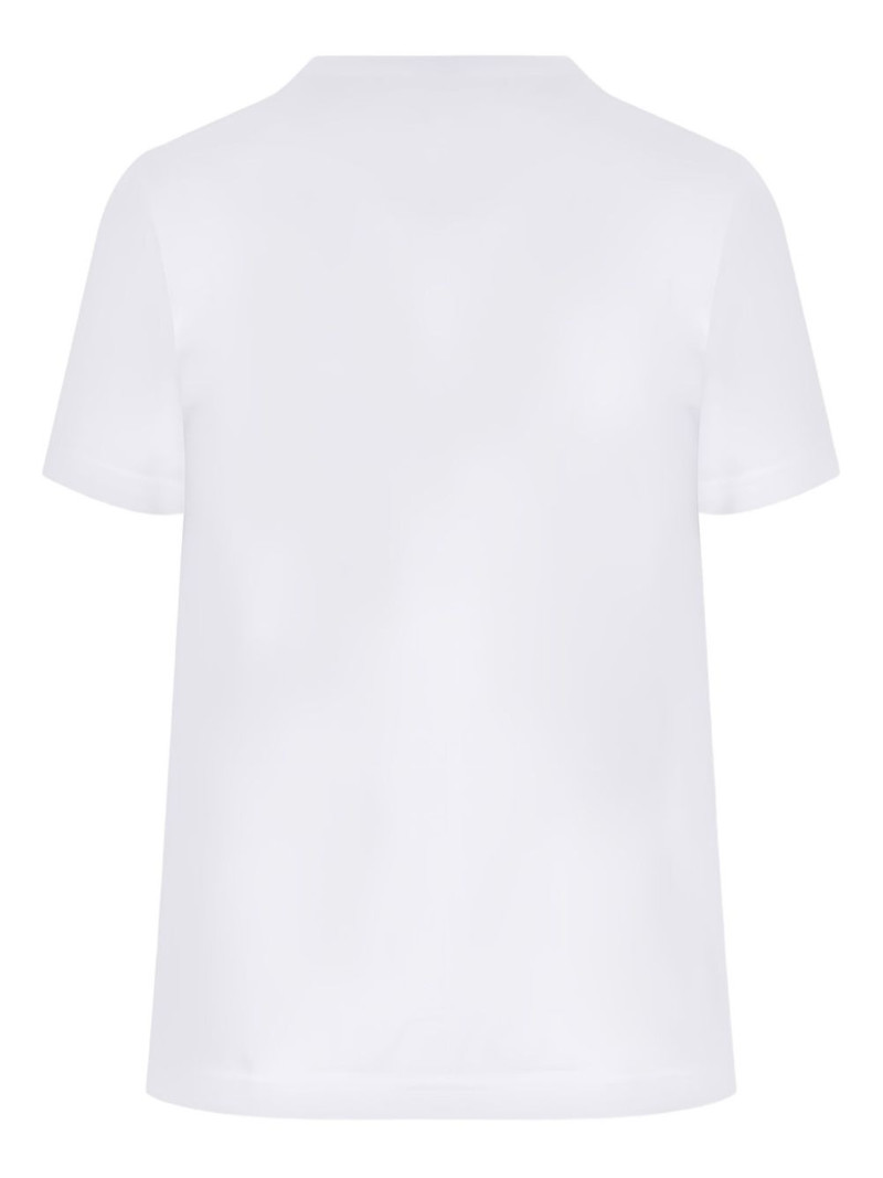 Comme Des Garçons bow-detailed cotton T-shirt outlook