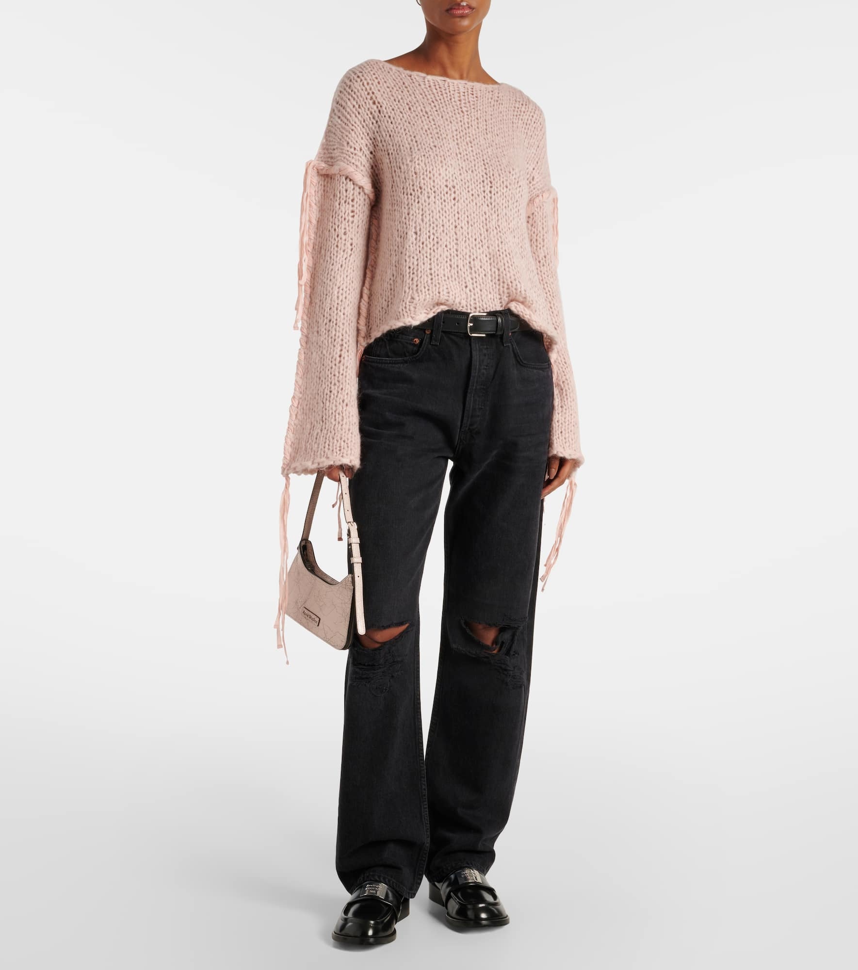 Kelly high-rise distressed straight jeans - 2