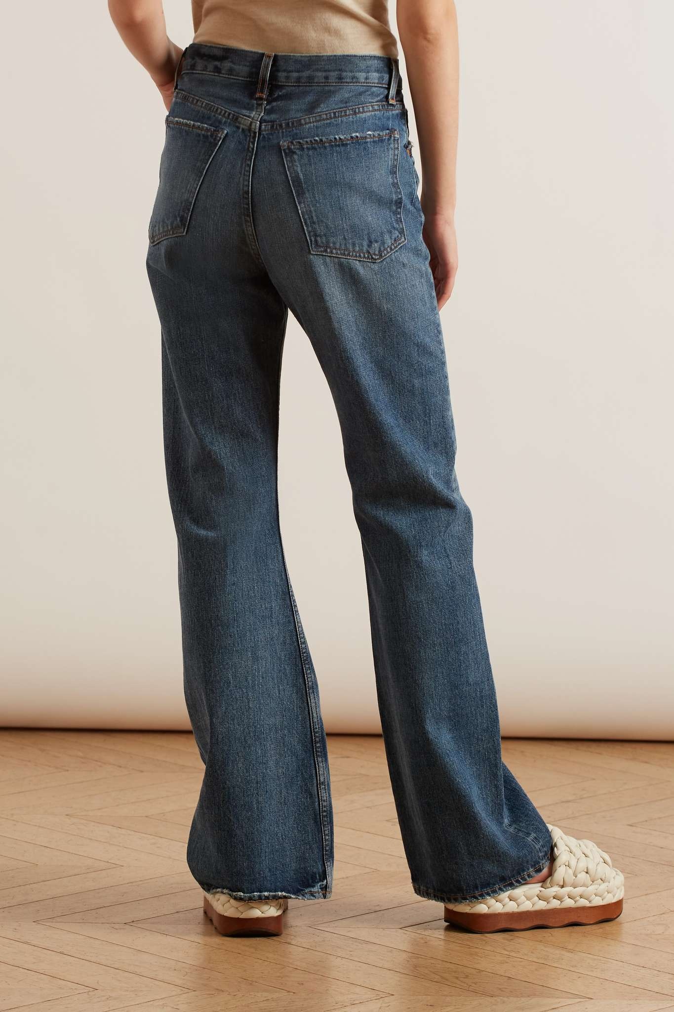 Pinatubo high-rise straight-leg jeans - 4