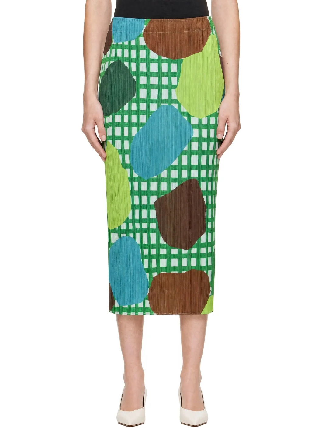 Multicolor Market Midi Skirt - 1